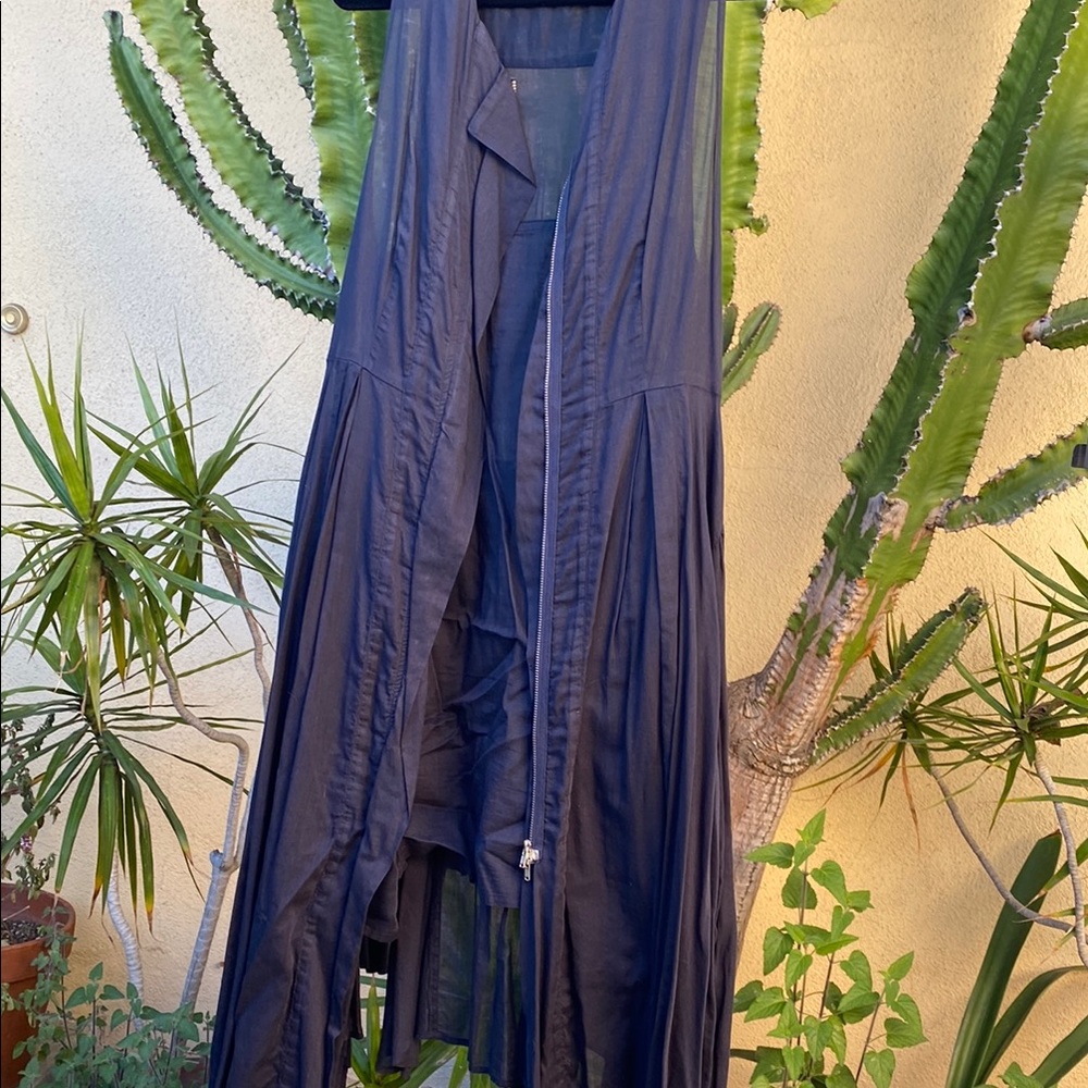 Ter et Tartine Blue Sleeveless High Low Sundress - Picture 10 of 16